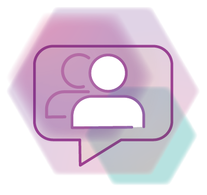 Icon Personen und Kommentare