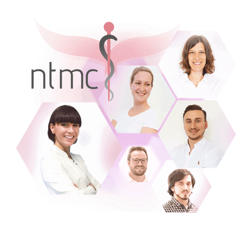 ntmc Logo mit Ärztebilden