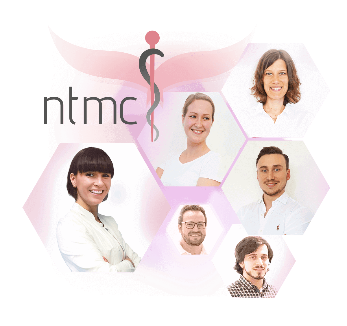 ntmc Logo mit Ärztebilden