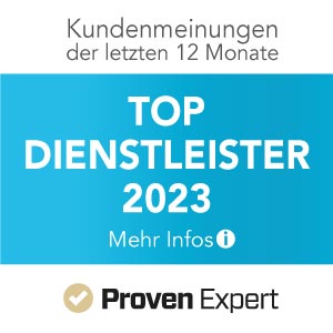 Auszeichnung von Proven Expert als Top Dienstleister für die dauerhafte Haarentfernung von Haarfreiheit