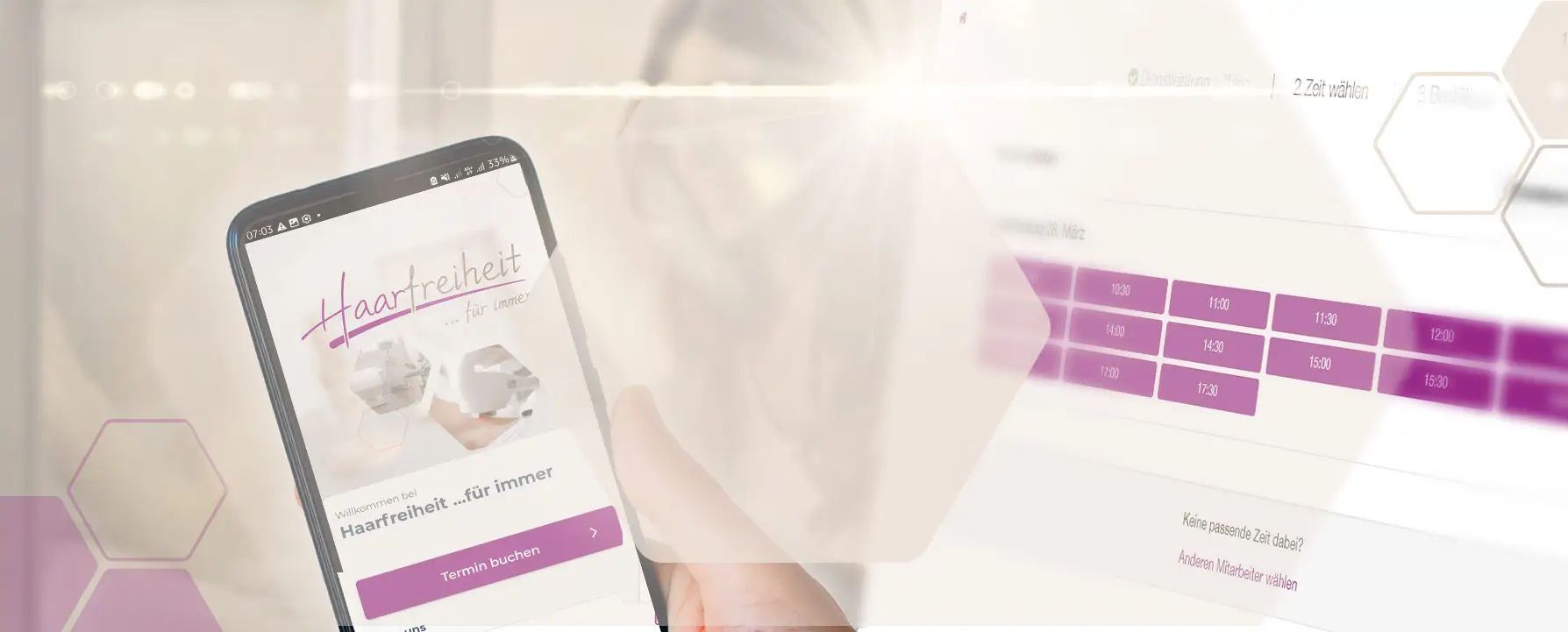 Banner Buchung Online und App Mainz