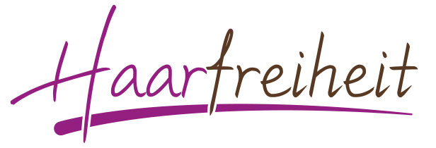 Logo Haarfreiheit dunkelbraun